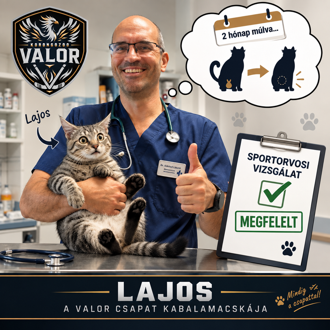 Sportorvosi Lajosnak!